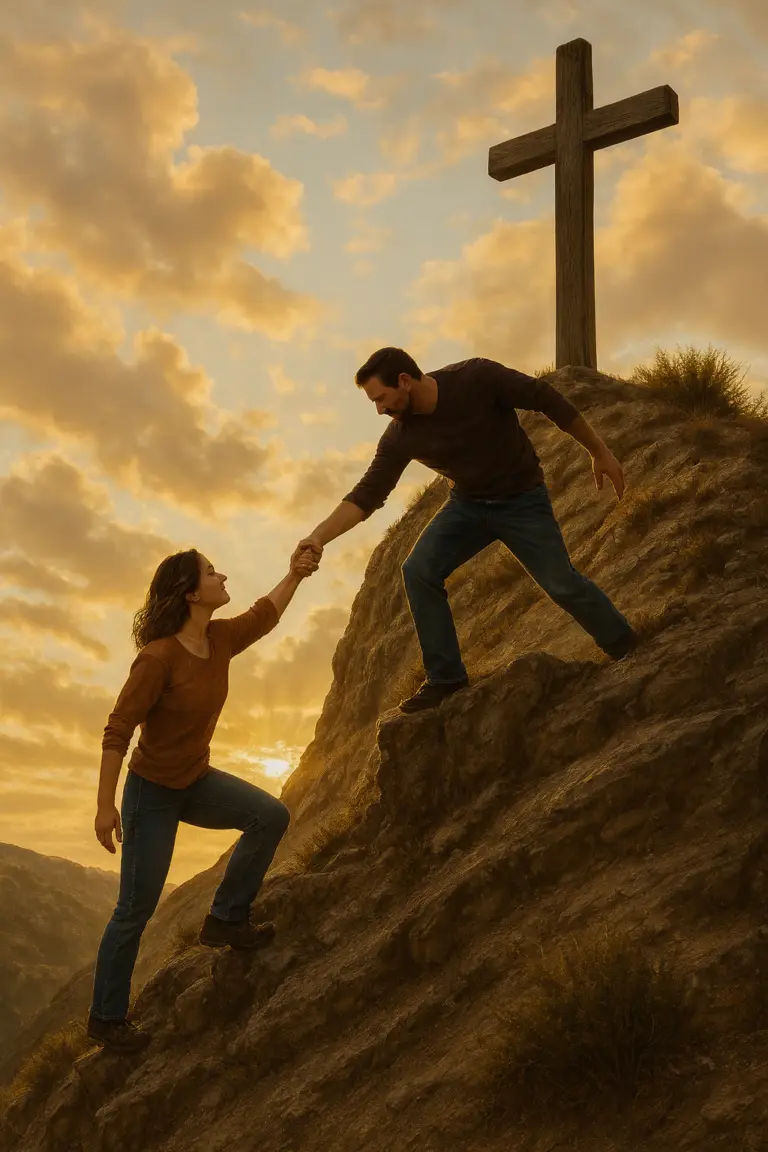 a realistic scene of